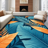 Modern Abstract Floral Composition(Blue)
