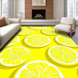 Sunny Whimsical Patterned Mat(Yellow)