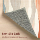 Abstract Topographic Area in Multi Color and Beige(Beige)