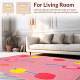 Colorful Youthful Artistic Floor(Pink)