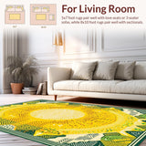 Trendy Colorful Contemporary Geometry(Yellow)