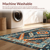 Rustic Abstract Geometric Design(Blue)