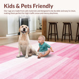 Minimalist Light Pink Brushstroke Motif(Pink)