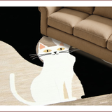 Charming Minimalist Cat Design(Black)