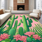 Vibrant Earthy Toned Floral Geometry(Green)