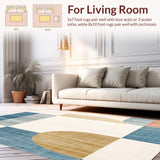 Abstract Geometric Area Modern Home Decor(Beige)