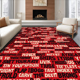 Modern Minimalist Text Based Decor(Black)