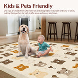 Fun Youthful Character Motif(Beige)