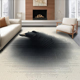 Trendy Monochrome Shag(Black)