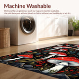 Contemporary Earthy Floral(Red)