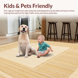 Ultra Absorbent Bathroom Mat Non Slip Shower(Beige)