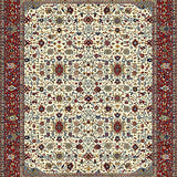 Elegant Floral Medallion Arrangement(Beige)