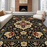 Striking Minimalist Monochrome Blooms(Black)