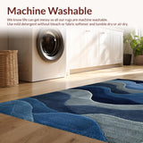 Modern Fluid Wave Artistry Concept(Blue)