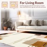 Artisan Abstract Brushstroke Premium(Beige)