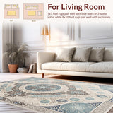 Boho Medallion Area for Minimal Living(Beige)