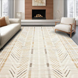 Sophisticated Textured Geometric Motif(Beige)