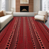 Sophisticated Distressed Fusion(Red)