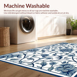 Vibrant Birds and Twisting Vines(Blue)