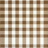 Classic Checkered Dorm Room High Pile Area(Beige)