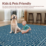 Modern Vibrant Lattice Artistry(Blue)