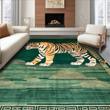 Artistic Ethnic Tiger Motif(Green)
