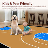 Sporty Vibrant Basketball Motif(Beige)