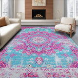 Striking Light Blue and Fuchsia Harmony(Blue)