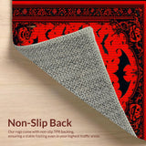 Haunting Monochrome Bat Design(Red)