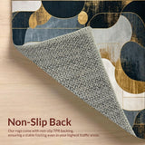 Minimalist Symmetrical Gold and Gray Design(Gray)