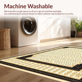 Art Deco Runner Beige/Dark Brown(Beige)