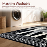 Artful Abstract Black and White Theme(Black)