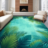 Tropical Floral Mosaic Aesthetic(Green)