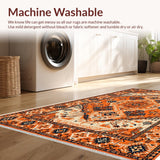 Boho Burnt Orange Low Pile(Orange)