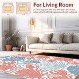 Modern Marine Inspired Patterned Accent(Red)