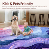 Colorful Watercolor Fishtail Motif(Purple)