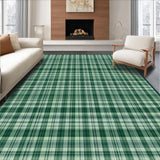 Minimalist Modern Multicolor Check(Green)