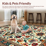 Chic Colorful Retro Motif(Ivory)