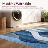 Contemporary Artistic Fluid Shapes(Blue)