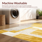 Elegant Gold Toned Abstract Motif(Yellow)