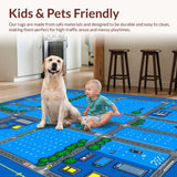 Charming Traffic Theme Decor(Blue)