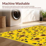 Cozy Yellow Bloom Motif Design(Yellow)