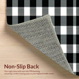 Elegant Checkered Textile Fusion(Black)