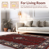 Chic Black and White Ogee Style(Red)