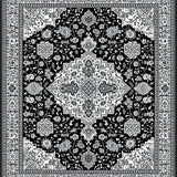 Classic Monochrome Medallion Style(Black)