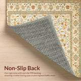 Rustic Distressed Botanical Design(Beige)