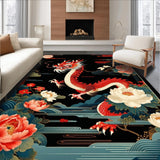 Cultural Symbolic Dragon Flourish(Red)