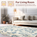 Boho Chic Area Mediterranian Style Accent(Beige)
