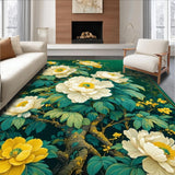 Vibrant Realistic Flower Aesthetic(Green)