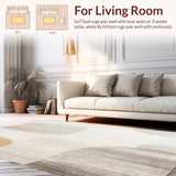 Boho Accent Floor Cover Oriental Indoor Distressed(Beige)